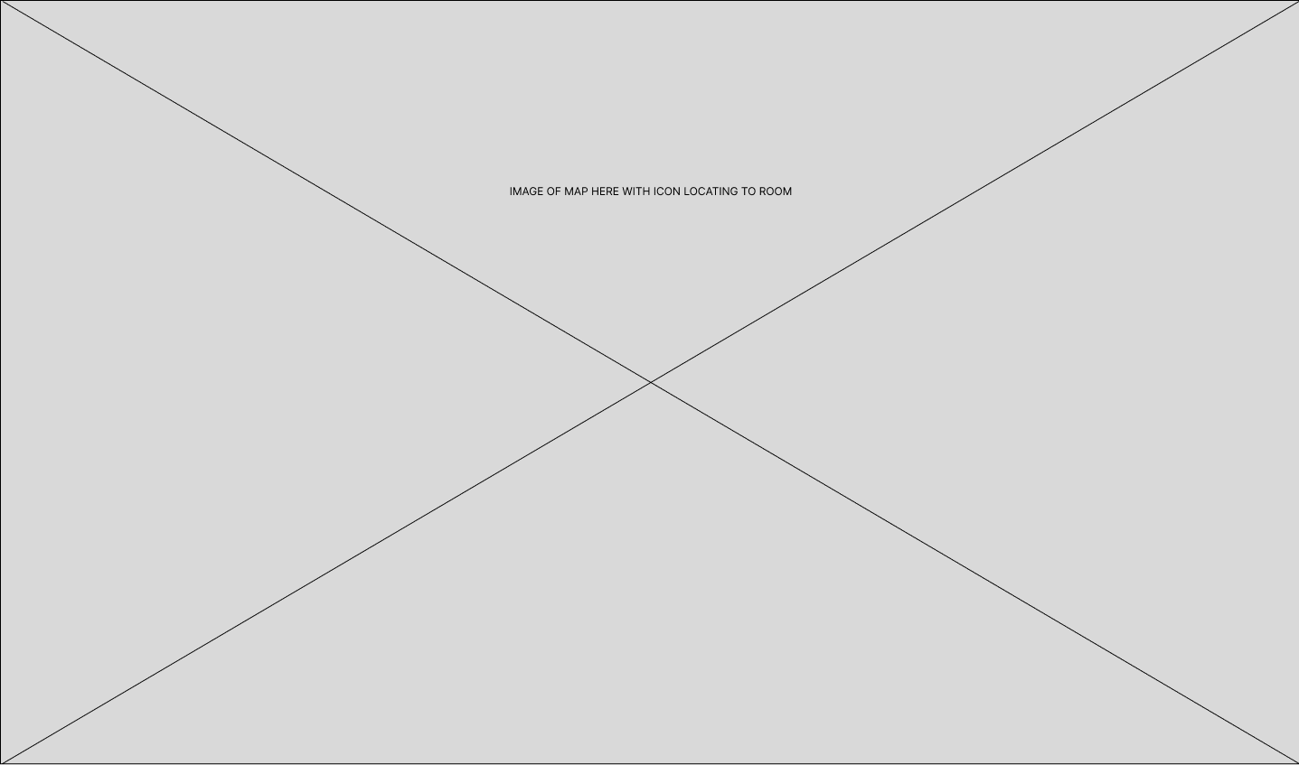 Photo of a map with an icon pointing to the location of the club inside J-wing